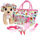 Chi Chi Love Maskotka Plüsch Happy Gardener Hund mit Handtasche + Zubehör Simba