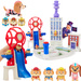 Paw Patrol The Mighty Kinofilm Big Set Liberty Hauptquartier + 4 Hundewelpen Figuren