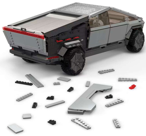 Tesla Cybertruck Mega-Baustein-Set 3283 Teile 48 cm