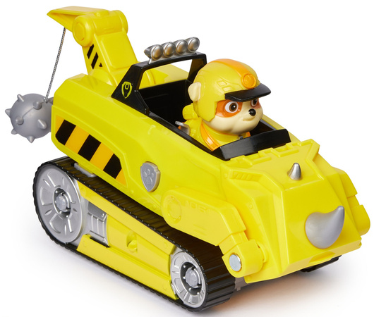 Paw Patrol Jungle Pups Fahrzeug Rubble + Figurenset