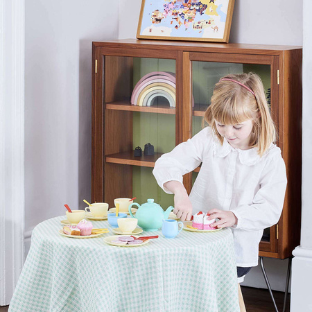 Teeservice Kaffeetasse Kuchenservice für Kinder 36 Teile