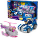 Paw Patrol The Mighty Kinofilm Großes Kinofilm Fahrzeuge Set Hundefiguren Skye Chase 2er Pack Polizeiwagen Hubschrauber