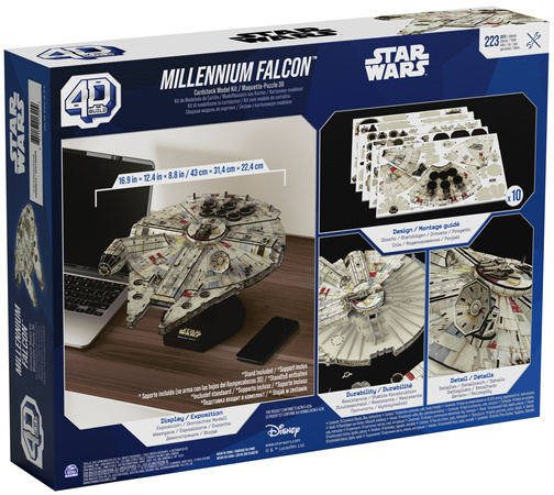 Puzzle 4D Build Star Wars Falcon Millennium 3D Modell zum Zusammenbauen