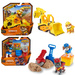 Paw Patrol Rubble und seine Crew Rubble&Crew Rubble Bagger Gelb Bulldozer Baufahrzeug mit Figur 6cm