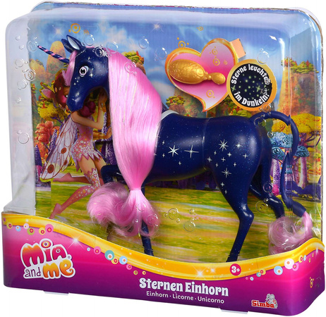 Mia and me star Einhorn Glänzendes Pferd figurine