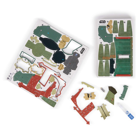 Puzzle 4D Build Star Wars Boba Fett 3D Modell Helm zum Zusammenbauen