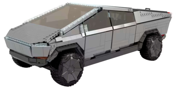 Tesla Cybertruck Mega-Baustein-Set 3283 Teile 48 cm