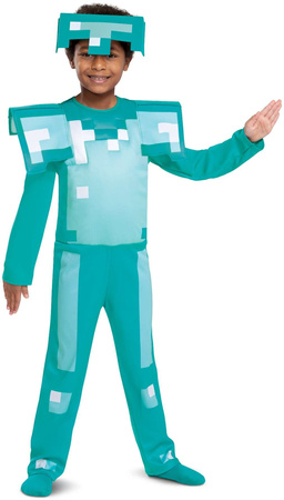 Minecraft Karnevalskostüm Armor 127-136 cm 7-8 Jahre alt