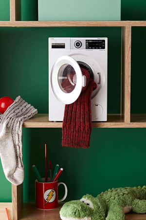 Bosch-Waschmaschine für Kinder mit Wasserdurchlauflicht Sound Klein