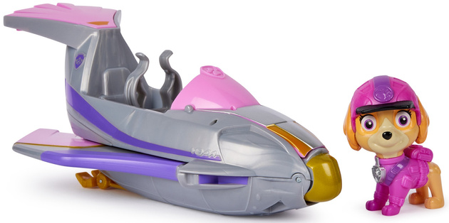 Paw Patrol Jungle Pups Fahrzeug Skye Falcon Set + Figur