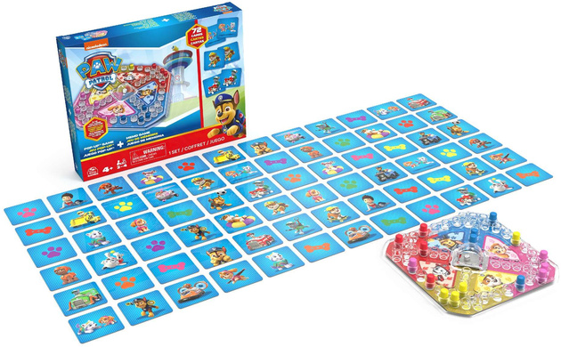 Ein Set mit zwei Spielen: Pop Up Chinese und Paw Patrol Memo
