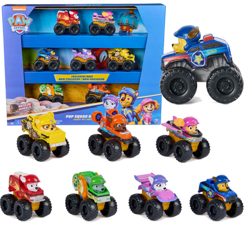 Spin Master Paw Patrol Pup Squad Geschenkpaket 7 Fahrzeuge