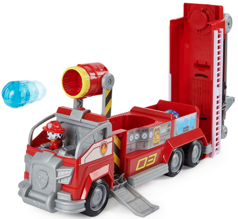 Paw Patrol Marshall Transforming Fire Engine XL Fahrzeug Auto + Figur Der Kinofilm