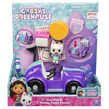 Gabby's Dollhouse Pandas Picnic Car + Zubehör Gabby's Dollhouse Pando Paws Carlita Spin Master
