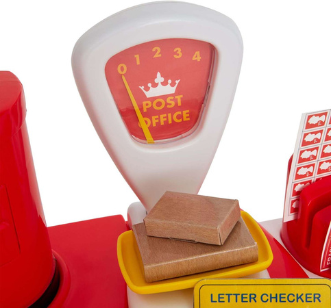 Spielzeug-Postamt Standkarte Gewicht für Kinder + Zubehör 30 Stück