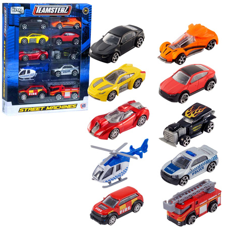 Teamsterz Metal Cars 10 Fahrzeuge