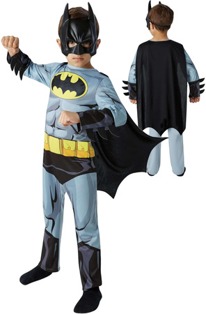 DC Comics Batman Karnevalskostüm schwarz Verkleidung 98-104 cm (3-4 Jahre)