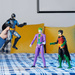 Großes 3-in-1 DC Comics Set Großfiguren Batman, Robin, Joker 30 cm