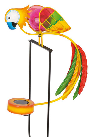 Bewegliche Raumdekoration Metall Papagei Stab Papagei