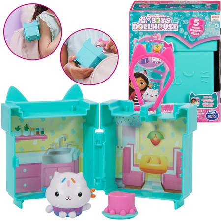 Gabby's Dollhouse Katze Figur Cakey Cat Minibox Schlüsselanhänger Zimmer Gabby's Dollhouse