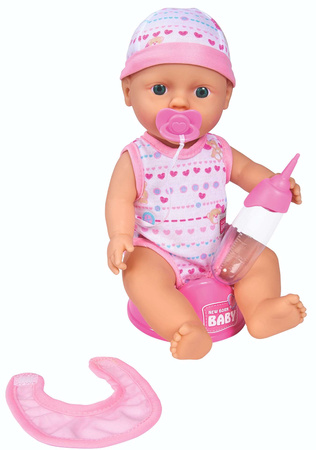 Funktionelle pinkelnde Babypuppe New Born Baby 30 cm