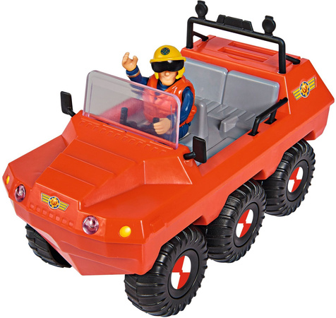 Simba Feuerwehrmann Sam Hydrus-Geländewagen mit Figur Feuerwehrmann Elvisein Fahrzeug 2.0