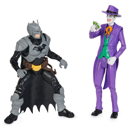 Großes 2-in-1 DC Comics Batman vs Joker 30 cm Figuren + Zubehörset
