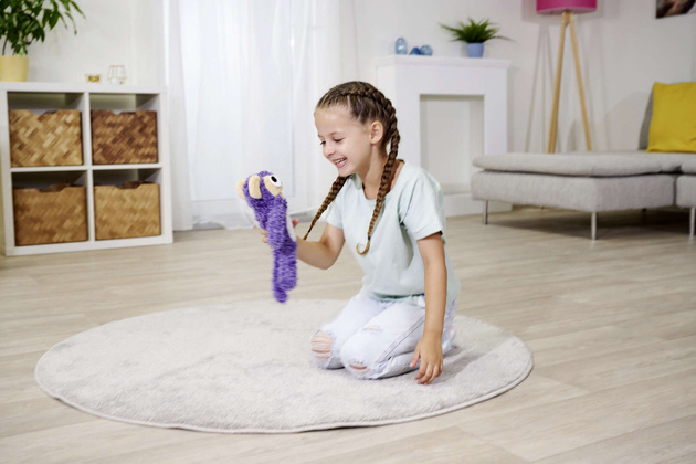 ScreamerZ Interactive Screamer Maskottchen Lila Affe mit Sound