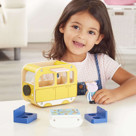 Charakter Peppa Wutz Wohnmobil aus Holz mit Figur