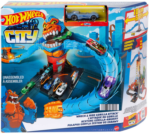 Hot Wheels City Gorilla Trap Set + Fahrzeug