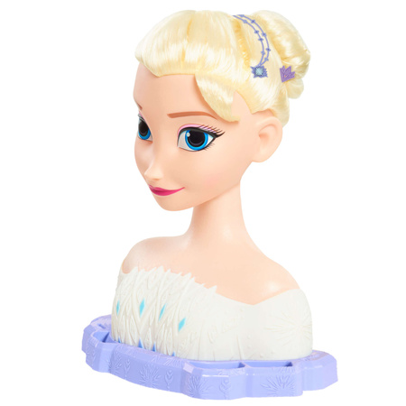 Deluxe Princess Disney großen Kopf Styling und Kämmen Puppe Elsa Die Eiskönigin +Zubehör
