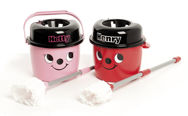 Casdon Hetty Little Helper Eimer und Spielzeugmopp