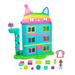Gabi's Cat House Großes Regenbogenhaus mit Aufzug und Gabby's Celebration Dollhouse mit Sound 60 cm