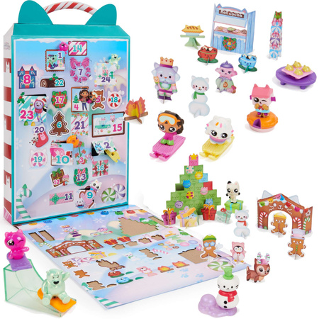 Gabby's Dollhouse Adventskalender Figuren + Papierschmuck 25 Stück