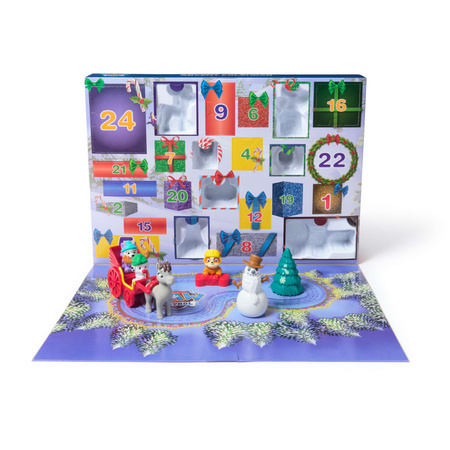 Paw Patrol Adventskalender 24 Überraschungstierfiguren + Winterzubehör