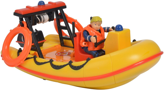 Simba Fireman Sam Rettungsboot Neptun Neptun Motorboot+Penny Figur+Zubehör