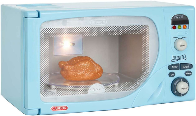 DeLonghi Mikrowelle für Kinder mit Licht- und Soundeffekte