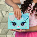 Purse Pets Kleine blaue interaktive Welpentasche mit beweglichen Augen + Sound
