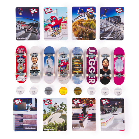 Tech Deck Set Competition Legends Paris 2024 8 Skateboards + Zubehör