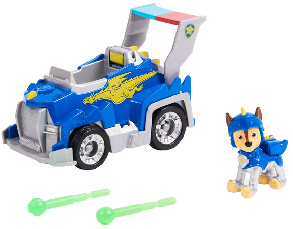 Paw Patrol Rescue Knights Verfolgungsfahrzeug mit Raketenwerfer