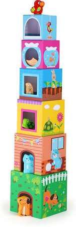 Kleiner Fuß 10044 Tier-Pyramide Puzzle