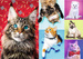Trefl Puzzle 1000 Elemente Fröhliche Katzen