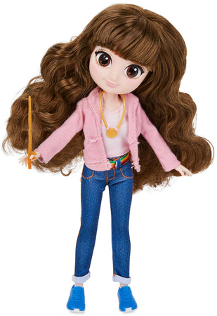 Harry Potter Puppenfigur Hermine mit Kessel und Krummbein