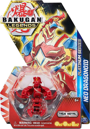 Bakugan Legends Platinum Figur von Neo Dragonoid und Karten