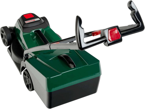 Leichter grüner Spielzeug-Rasenmäher von Bosch mit Licht und Sound 3+ Klein