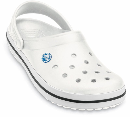 Crocs Crocband Weiß Weiße Flip-Flops für Ärzte