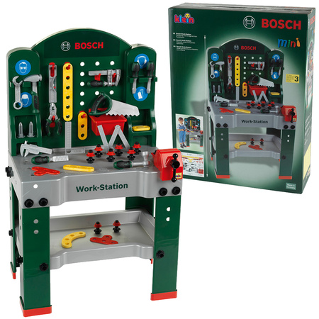 Große Bosch-Miniwerkstatt mit Werkzeug für Kinder Klein 8580