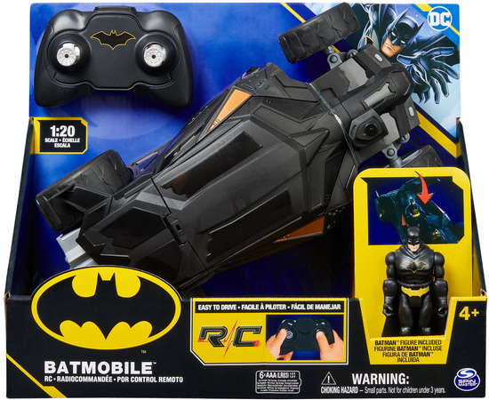 Batman Batmobile ferngesteuertes RC-Auto und DC Comics Figur