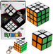 3W1 Set Original klassisches Rubik's Cube Puzzle Spielzeug Mini-Würfelpuzzle Schlüsselanhänger Rubik's (2 Würfel + Schlüsselanhänger)
