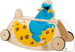 Kleiner Fuß 2-in-1 Holzfahrrad Schaukelstuhl Cookie Monster